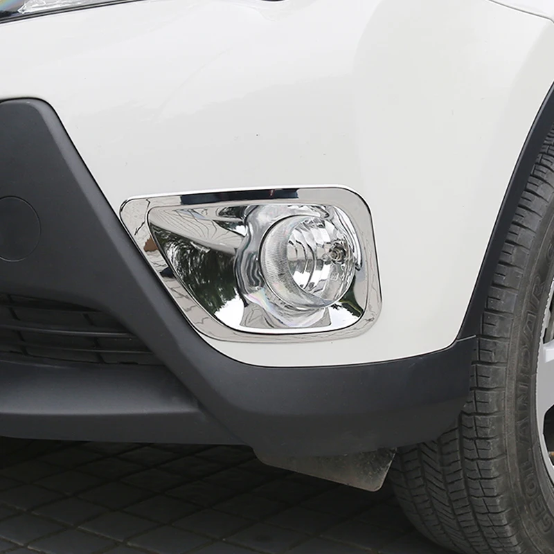 Carманго для Toyota RAV4 Авто Стайлинг противотуманный светильник накладка рамка наклейка хромированные внешние аксессуары