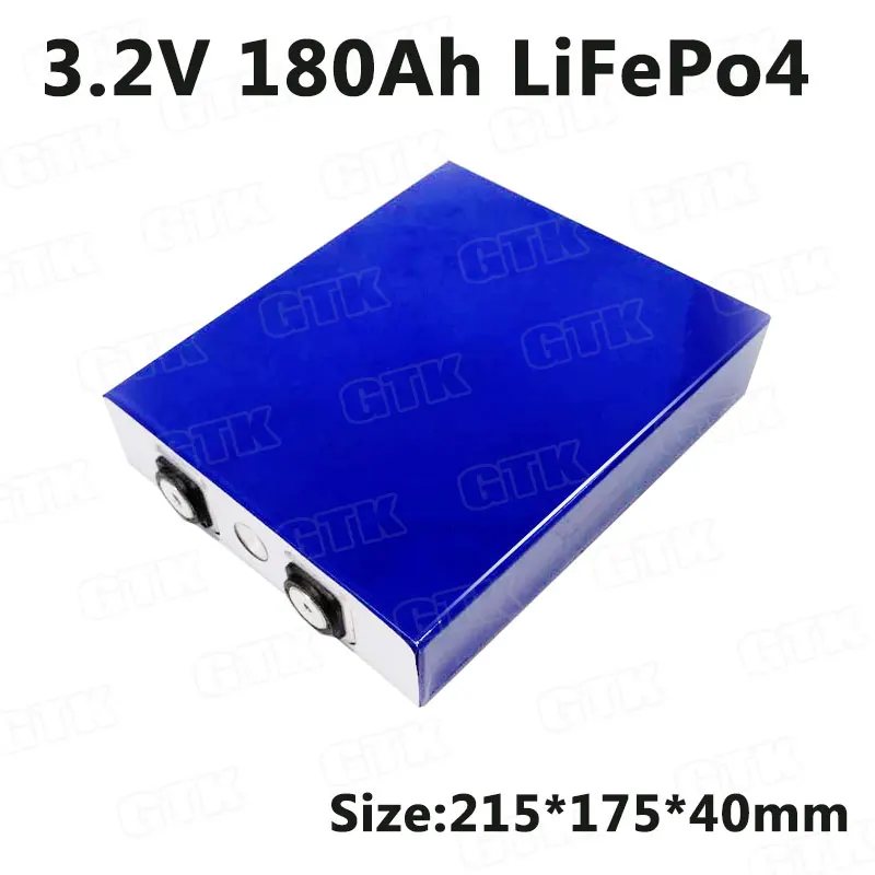 GTK 3,2 v 180Ah LiFePo4 батарея литий-железо-фосфатная батарея мощная 576Wh для вилочного погрузчика diy 180ah 360ah 540 батарейный блок