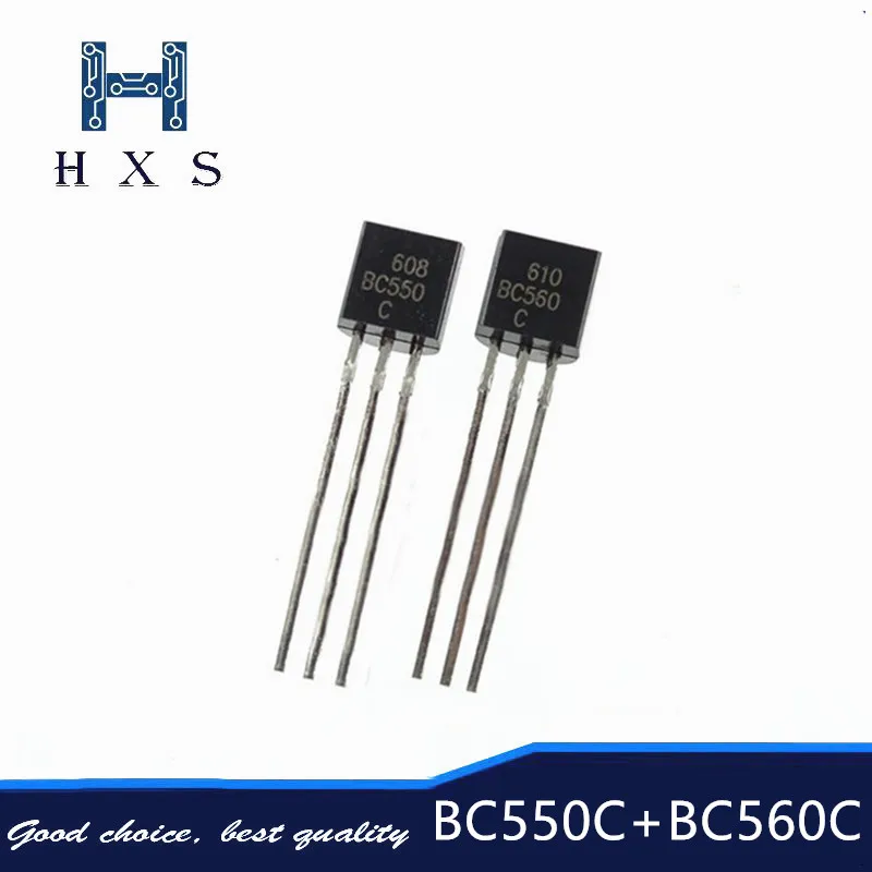 50 шт. (25 pcsBC550C + 25 BC560C) BC550 BC560 TO92 45V 0.1A до 92 Новый и оригинальный | Обустройство дома