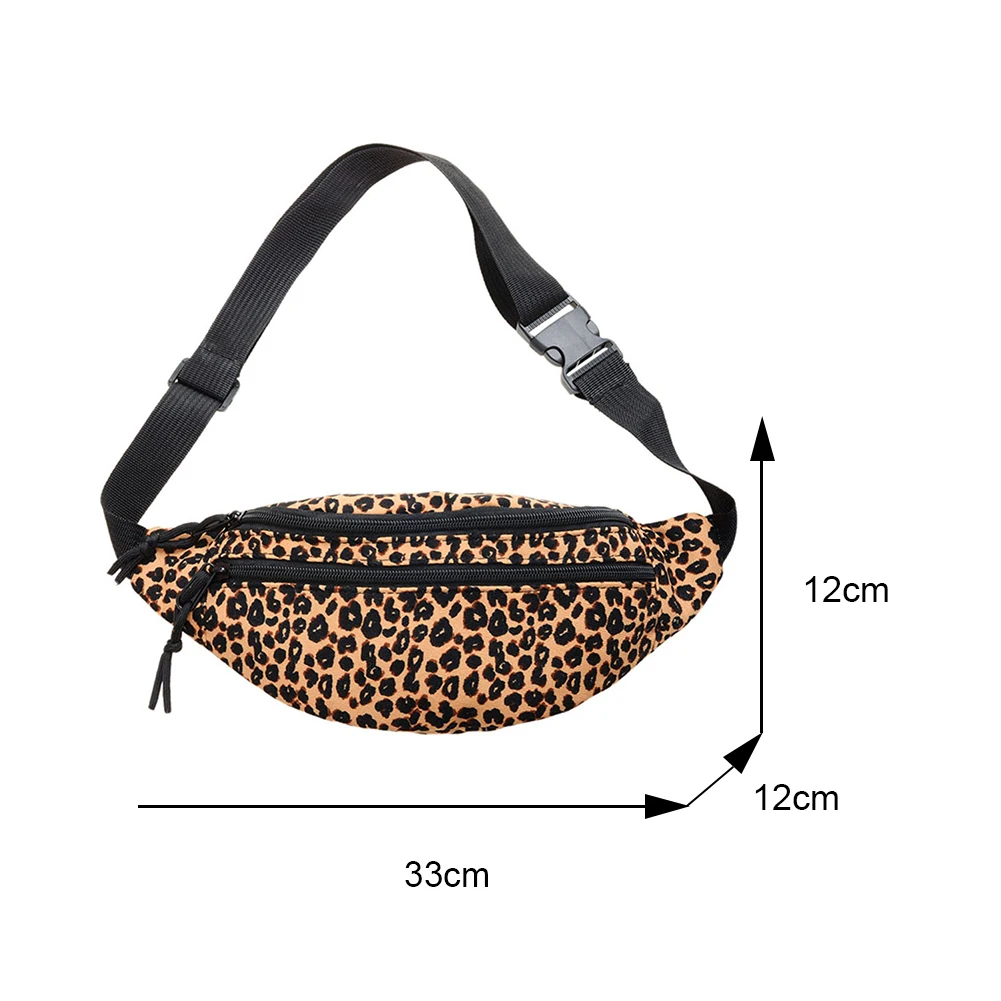 2023 Fashion Leopard Sling Bag Women Fanny Pack Cheetah Crossbody Versatile Bum  Bag with Headphone PlugChest Bag Phone Purse Bag - AliExpress