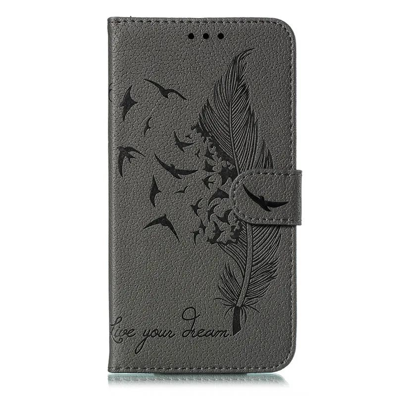 Gray Чехол-книжка для телефона Xiaomi mi 9 9 SE CC9 CC9e A3 LITE Red mi K20, чехол-книжка для телефона Red mi 7 7A Y3 Note 7 Pro 7S - Цвет: Gray