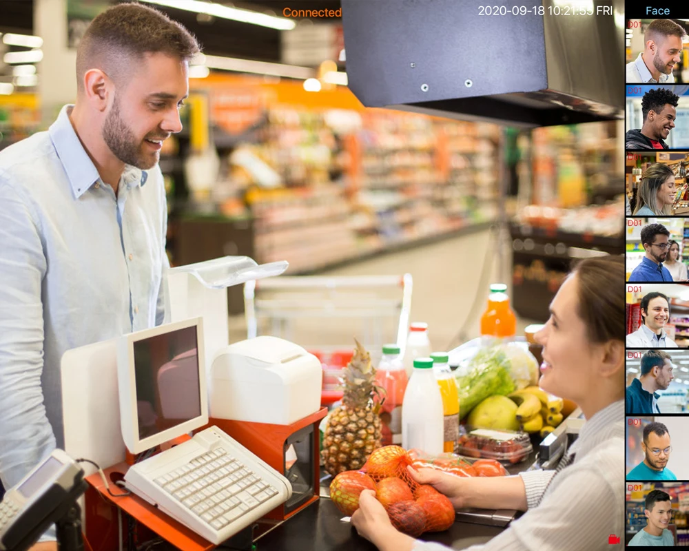 8MP 4K IP Camera Outdoor Ai Face Detection H.265 Onvif Bullet CCTV Array Night Vision IR 4MP POE Human Audio Security Camera