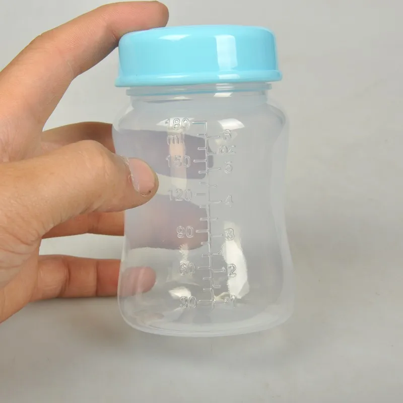 

Newborn Baby Bottle Feeding 180ml Infant Wide Mouth Neck Bottles Breast Milk Collection Bottles Leakproof Fresh Freezer Storage
