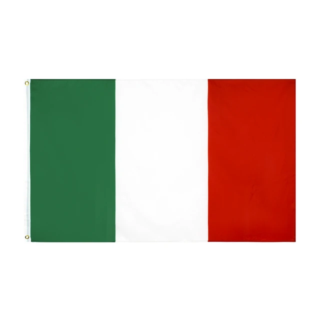 FLAGCORE-Sensation Italienne, Vert, Blanc, Rouge, 3x5Fts, 90X150cm