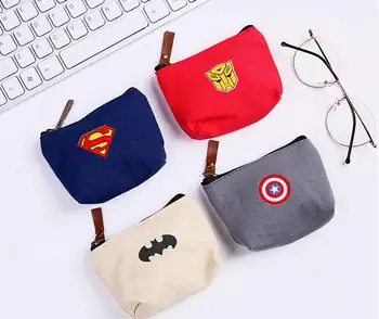 

Free DHL/Fedex 4 Design Boy Captain America Bat cartoon wallet 2015 new Super hero party supplies Kids boy bag