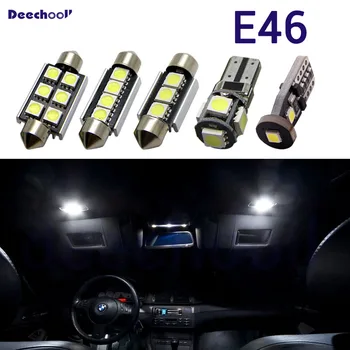 

CANBUS LED bulb license plate lamp+Interior dome light for BMW 3 Series for E46 Touring Wagon Convertibl Coupe Compact 1999-2005