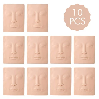 

10 Piece Set High Quality Microblading Tattoo Practice Skin Permanent Body Painting Tattoo Practice Supplies