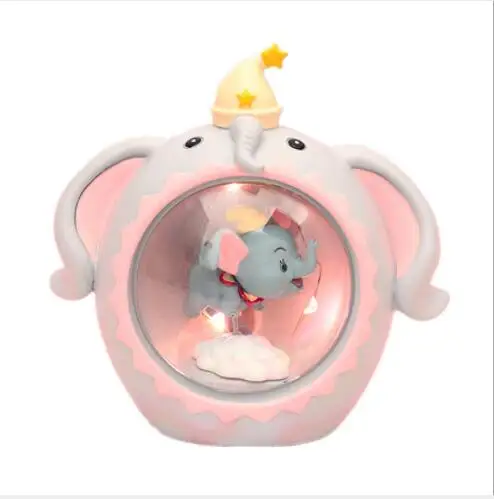 Творческий Starlight Dumbo ночник Подарки для детей студентов Выпускной украшения дома игрушки Дети коллекционные