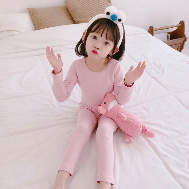 HITOMAGIC Hot Sale Kids clothes For Boys Girls Cotton Pajamas Sets Children Full Sleeve With Pants Boys Cloth Winter Autumn