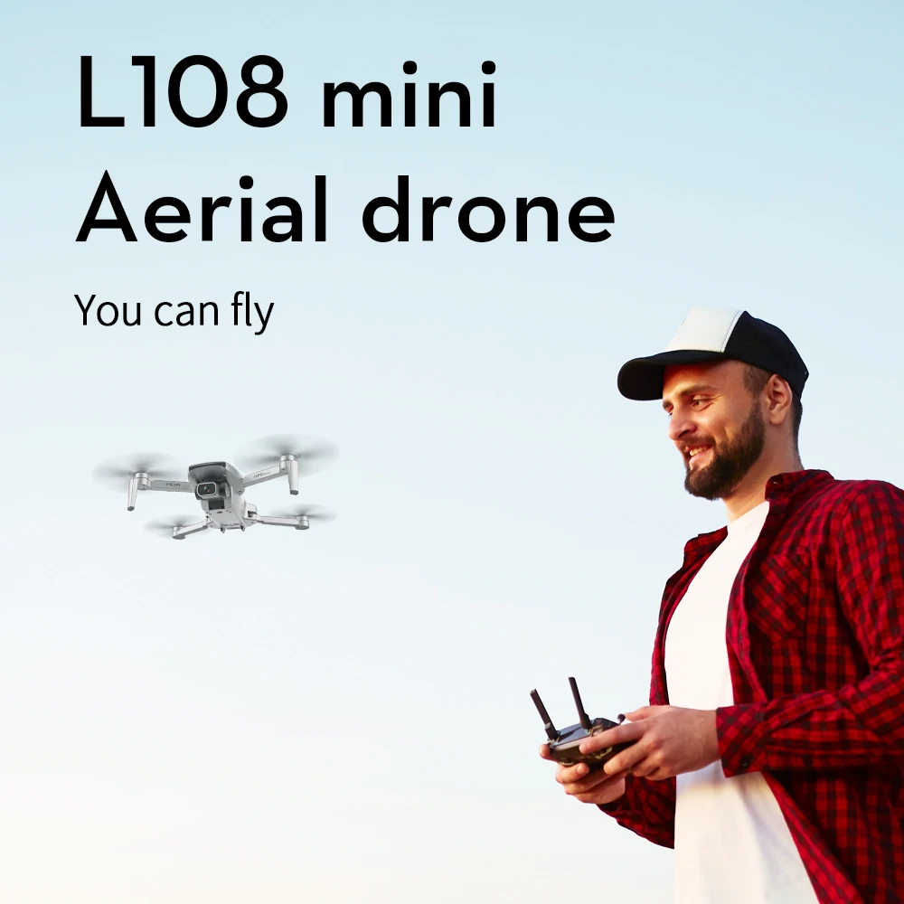 LSRC мини Дрон GPS L108 4K HD 5G WiFi бесщеточный двигатель FPV Летающий 25 минут дистанция RC 1