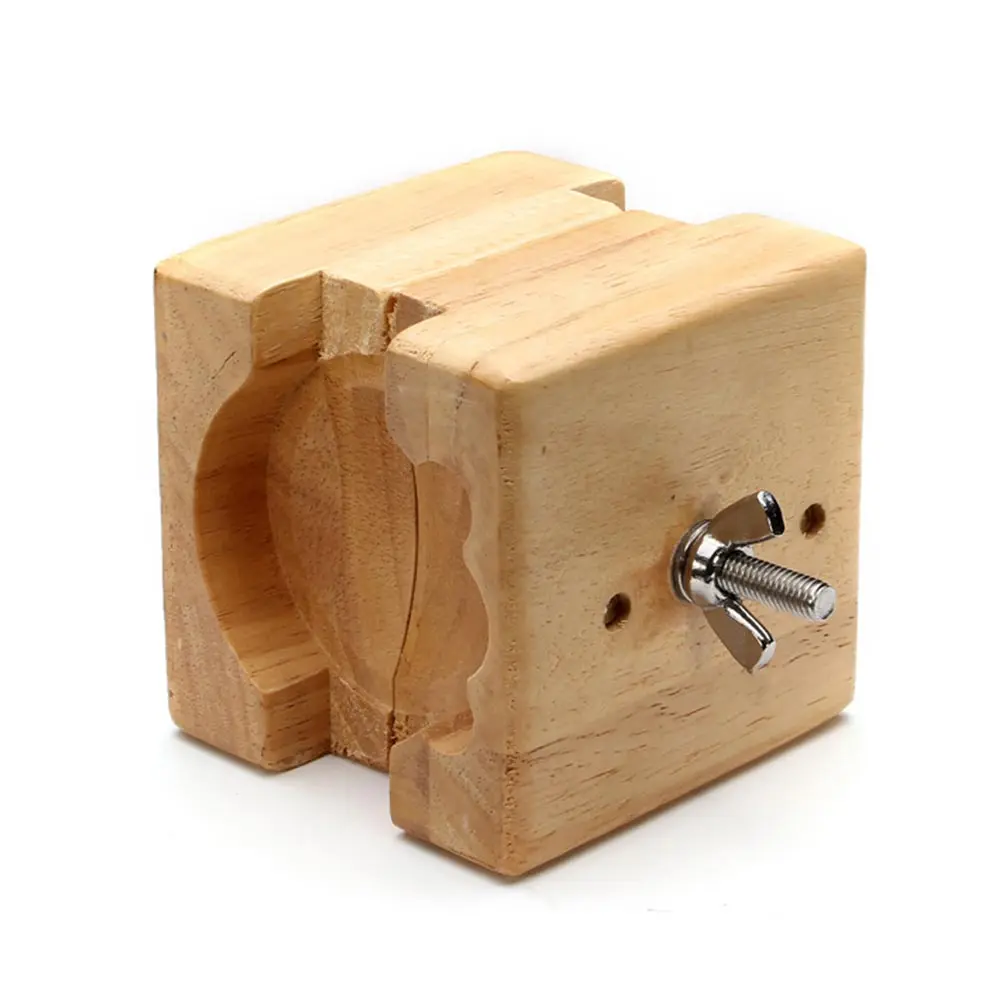

Watch Case Holder Opener Movement Repair Tool Wooden Vintage Vise Square Clamp Mini Watchmaker Adjust