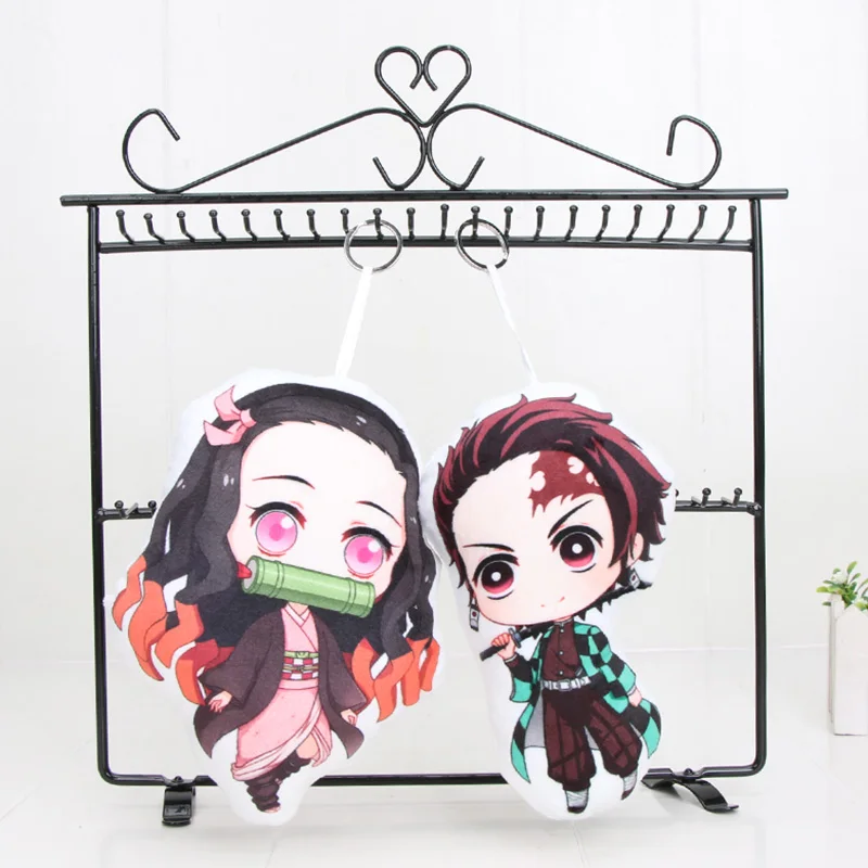 Аниме Demon Slayer: Kimetsu No Yaiba Kamado Nezuko плюшевая кукла подушка игрушка Подарки Подвеска опора
