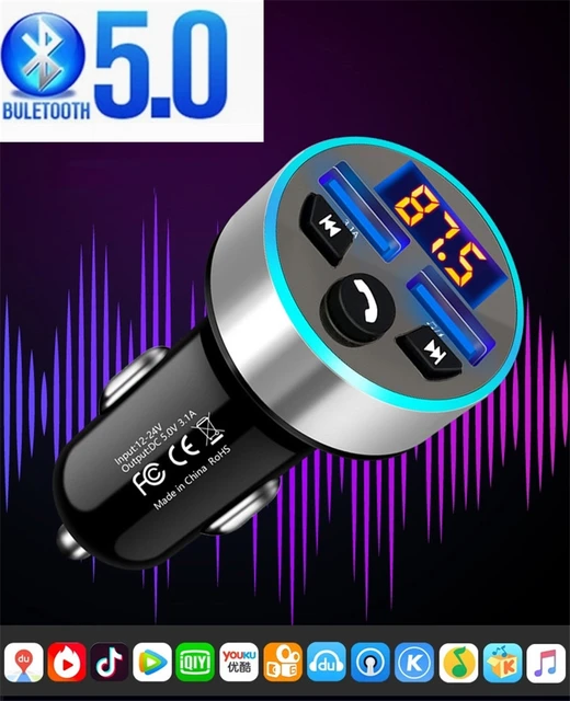 fm transmitter aux modulator 5.0 wireless