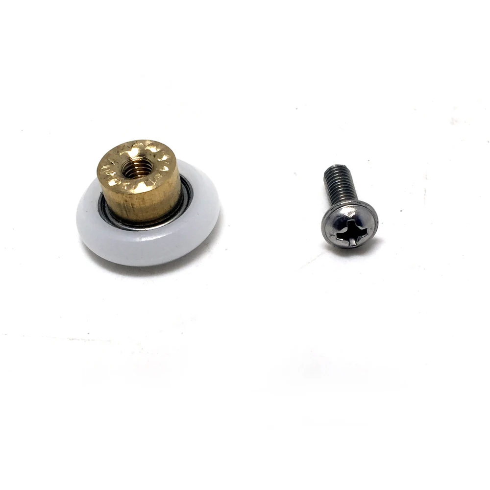 8PCS bathroom glass door sliding door shower roller Outer diameter 19mm/23mm/ 25mm/27mm with screw