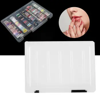 

Fake Nails Large Capacity False Nail Tips Display Box Transparent Nail Art Showing Displaying Box False Nails With Glue