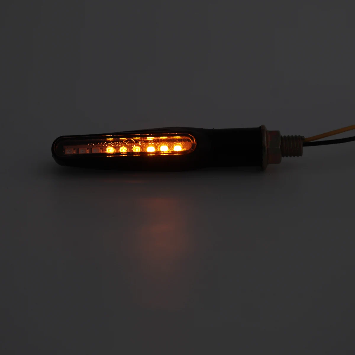 1 пара Универсальный мотоцикл указатель поворота светильник Янтарный 9LED боковой знак светильник s лампа D40
