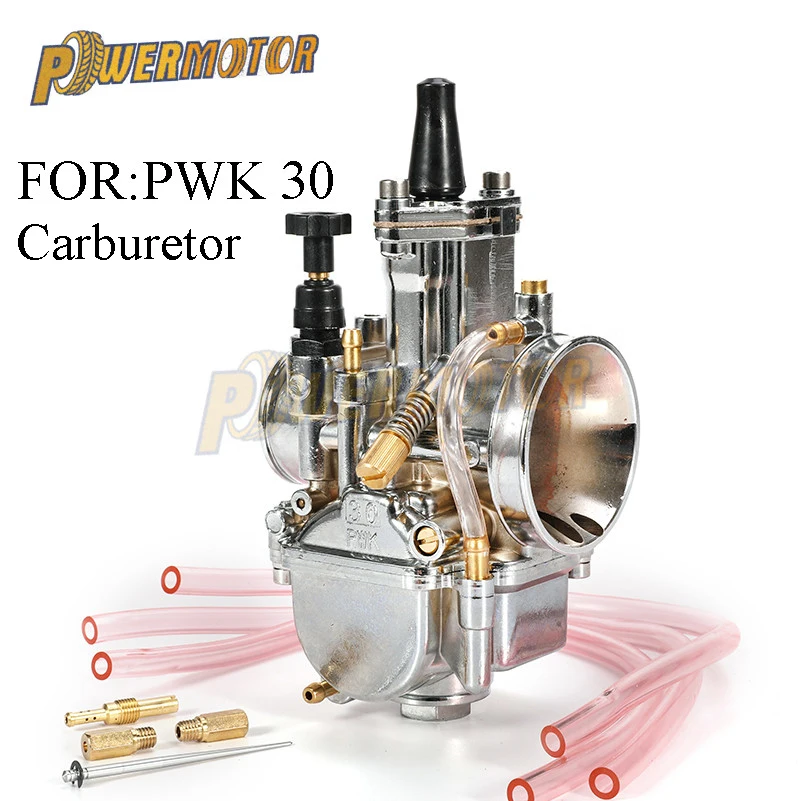 Двигатель 30 мм Универсальный Carb для Mikuni PWK 30 карбюратор Carburador запчасти 100cc до 150cc скутеры с силовой струей мотоцикла ATV
