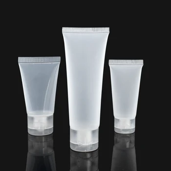 

Soft Tube 20ml 30ml 50ml 100ml Flip cap design refill clean Empty Refillable Bottle portable Plastic Lotion Squeeze Containers