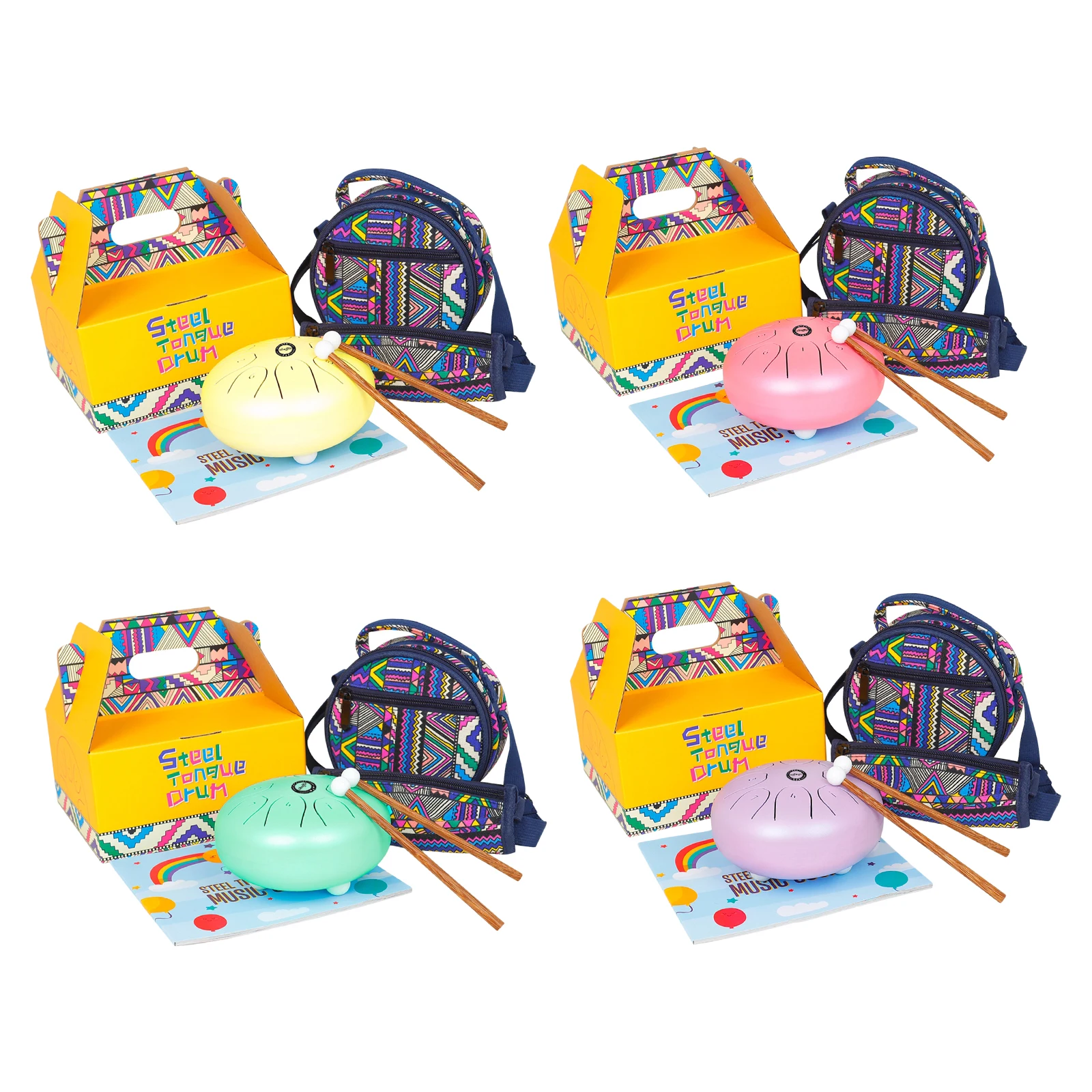 Alloy Steel Tongue Drum 8 Tone ,5.5