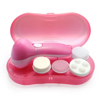 

5 In 1 Electric Facial Cleanser Wash Face Cleaning Machine Skin Pore Cleaner Body Cleansing Beauty Massager Brush Remove Tool