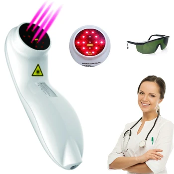 

LLLT Cold Laser Therapy Device for Soft Tissue Injury Body Pain Relief Human and Animal