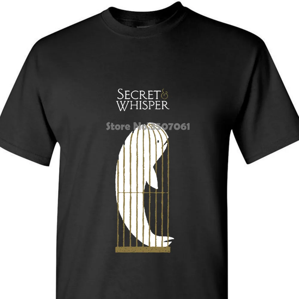 New Arrival Men's Short Secret And Whisper Great White Whale Men's Crewneck Design Tee Shirts coat clothes tops