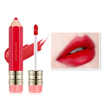 

Lip Glaze Pen Design Velvet Mist Lip Gloss Long-lasting Waterproof Moisturize Easy To Wear Dye Liquid Lip Makeup