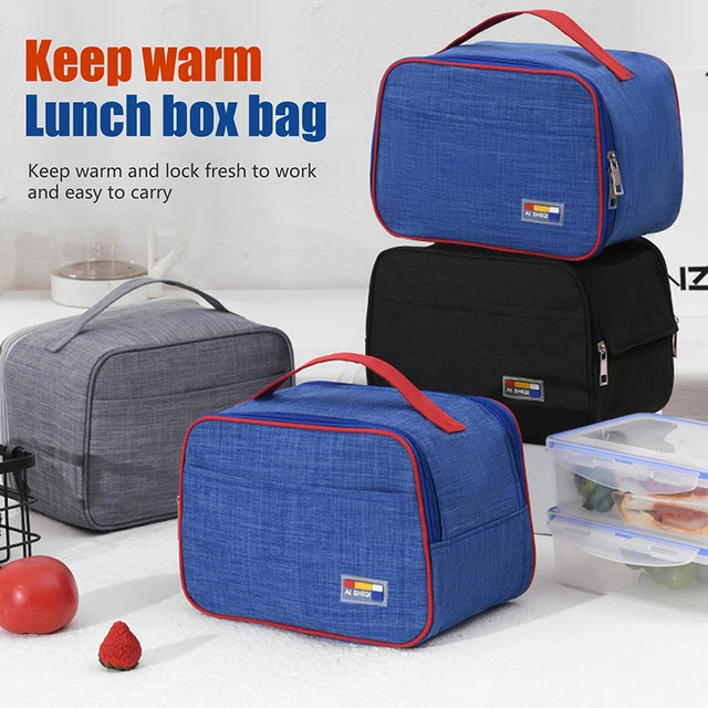 Checkered Insulated Lunch Bag, Waterproof Picnic Bag, Ice Bag, Large  Capacity Lunch Box Bag - Temu