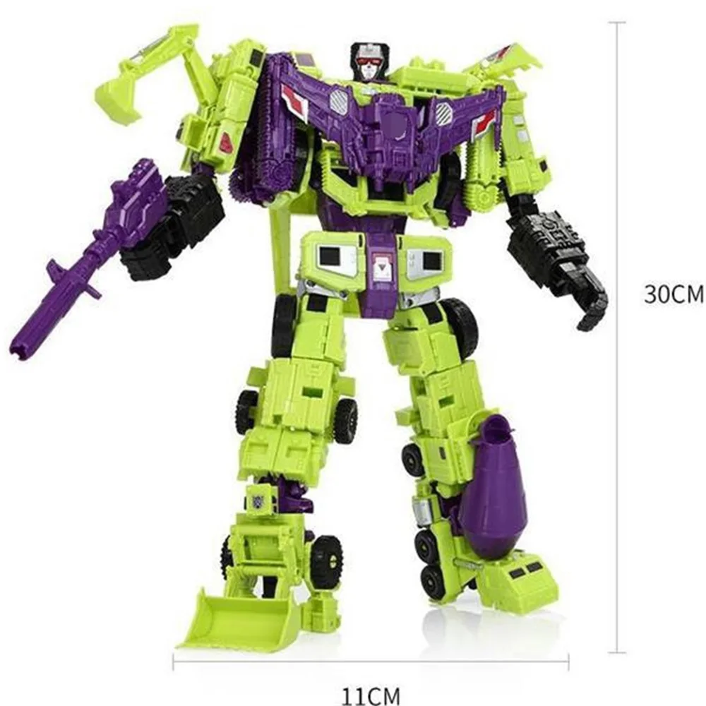 no retail box Трансформация брутикус Разрушитель Superion красный защитник Defensor фигурка игрушки - Цвет: no retail box