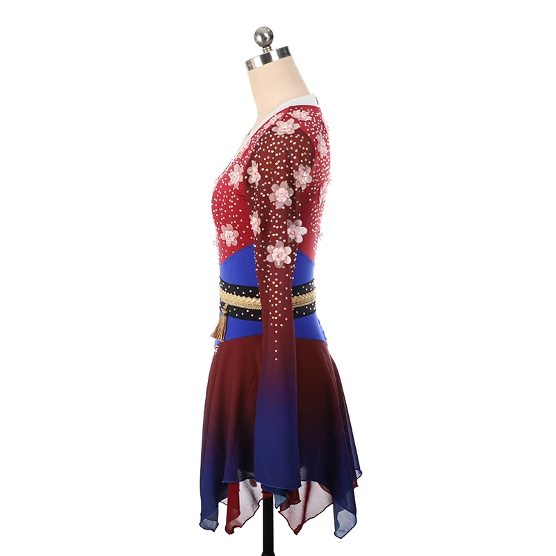Nasinaya Figure Skating Competition Training Dress Women's Dress Children's Performing Artistic Gymnastics Mulan Classical