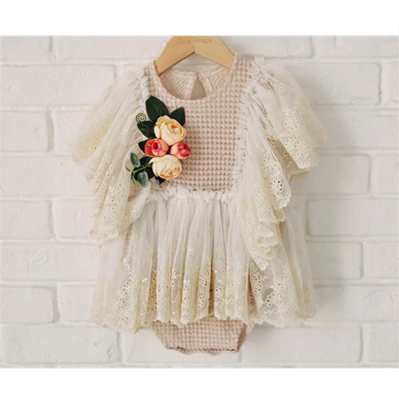 Детская одежда для фотосессии кружевная юбка с цветочным рисунком ручной работы наряд для фотосессии детей от 0 до 12 месяцев, студийный фон для девочек - Цвет: for 10 kg baby