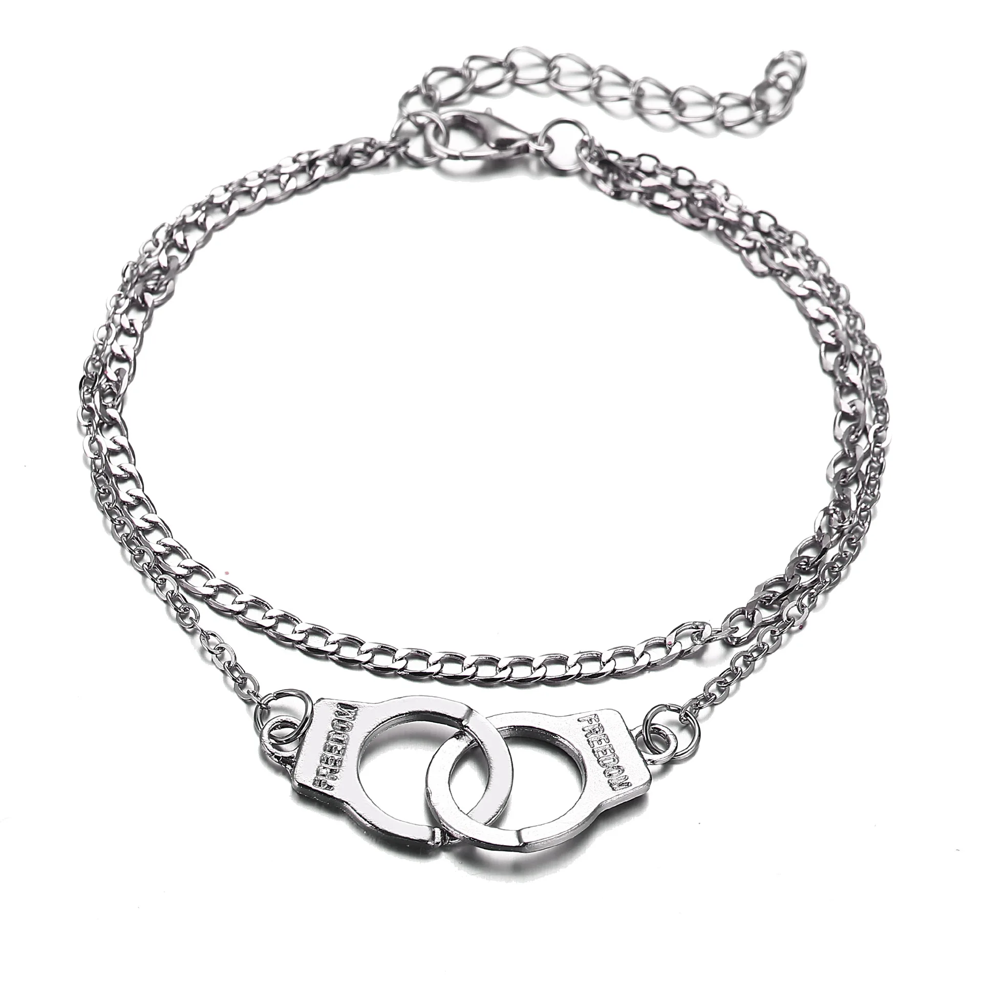 Boho модные пляжные Многослойные двойные ножные браслеты для ног богемные наручники ножной браслет для женщин аксессуары подарок