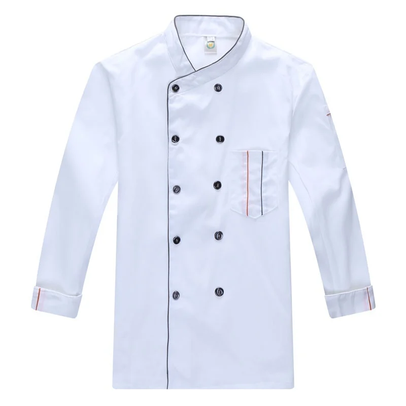 Chef Uniform Unisex Kitchen Bakery Catering work Cook Short Sleeve shirt Breathable Double Breasted Chef Jacket