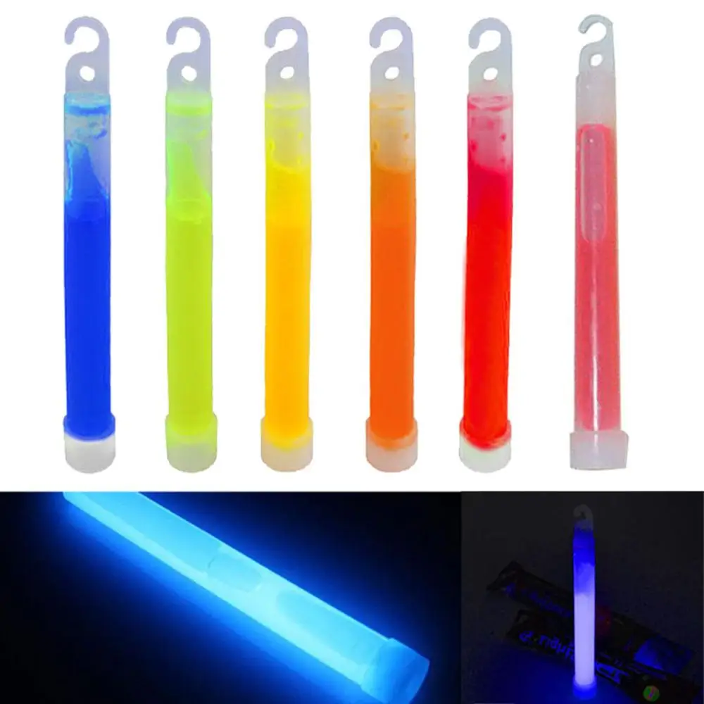 Industrial Grade Glow Sticks 10pcs 6inch Light Stick Party Camping Emergency Lights Glowstick Chemical Fluorescent For Fishing glow sticks glow light