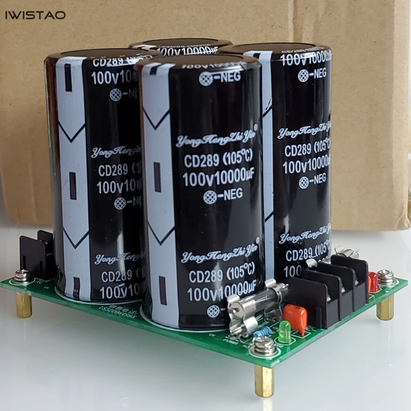 Iwistao выпрямитель фильтр готовой платы HIFI положительный и отрицательный фильтр двойной мощности для усилителя