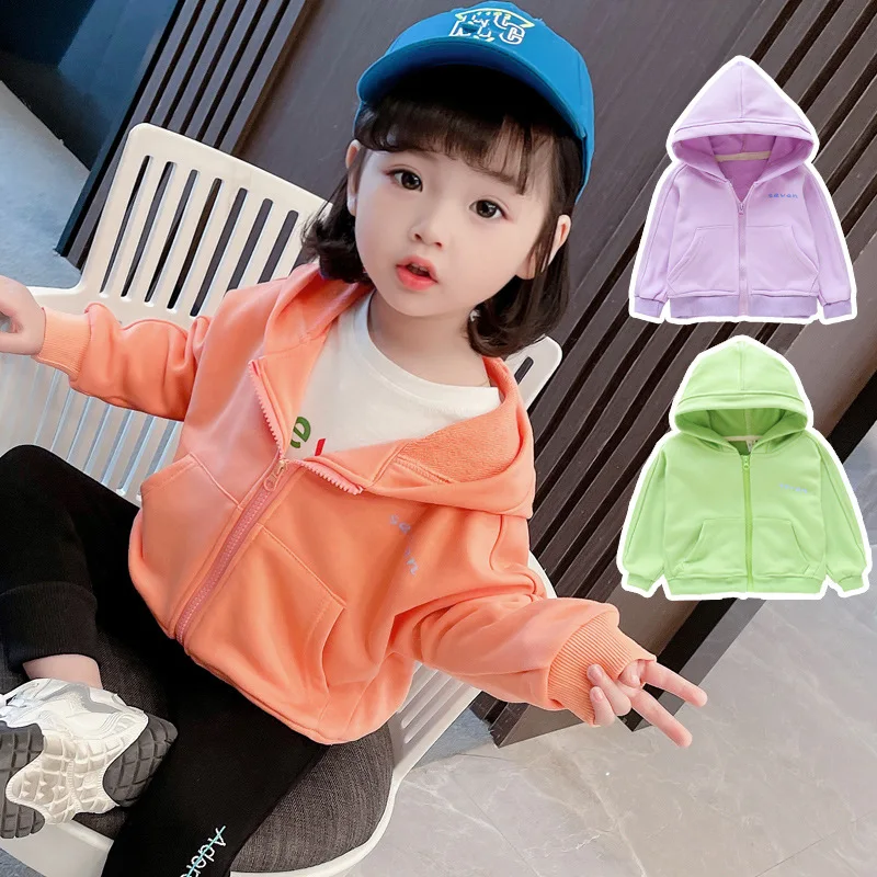 deportiva capucha para niñas, abrigos para niña, ropa para niño, abrigo con capucha, prendas de vestir para bebé 2022 - AliExpress Madre y niños