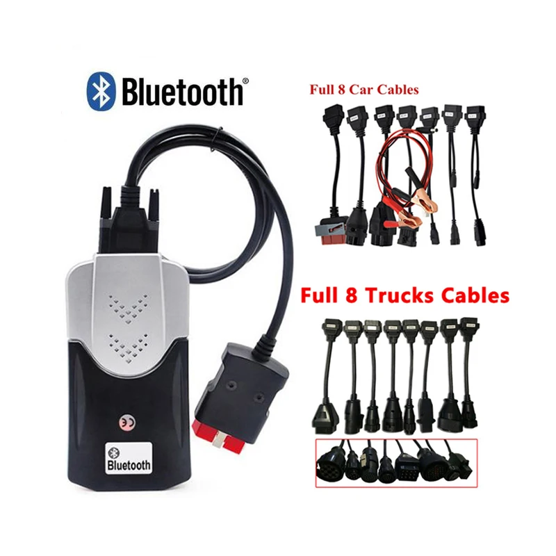 New Vci for Delphis Vd ds150e Cdp Usb Bluetooth Obd Obd2 Scanner 2018.R0/2017.R3 Cars Truck Auto Tester Diagnostic Tools Adapter |