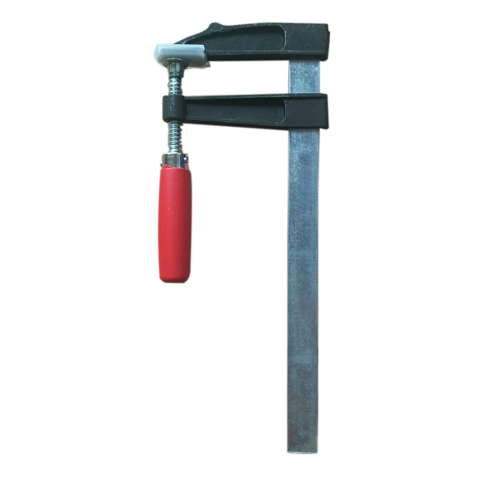 

High performance 12" F-Clamp Medium Duty full Steel Bar Clamp with Plastic Grip and Pad Protector for Woodworking