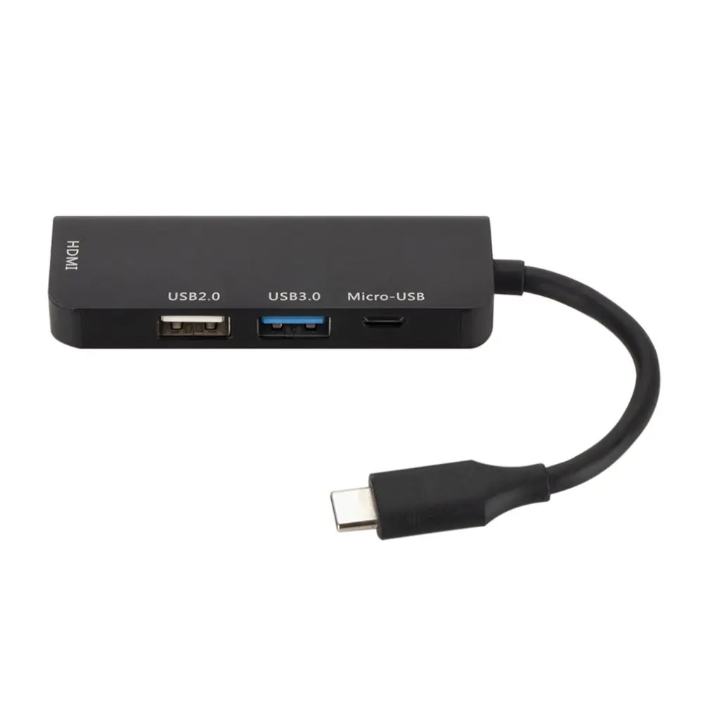 USB-C концентратор к HDMI микро USB 3,0 2,0 4 Порты и разъёмы разветвитель адаптер type-c USB хаб для клавиатуры для принтера телефона жесткий диск Динамик Мышь