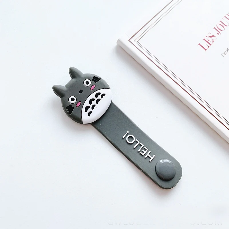 Totoro Мультфильм кабель протектор передачи данных Шнур протектор защитный чехол кабель Winder чехол для iPhone usb зарядный кабель для samsung - Цвет: Totoro