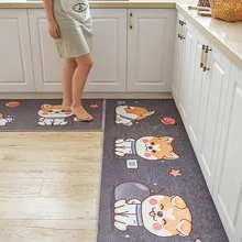 Кухонный напольный коврик, маслостойкий и водонепроницаемый бытовой, на заказ, маслопоглощающий и грязный коврик, подножки, длинный Противоскользящий ковер