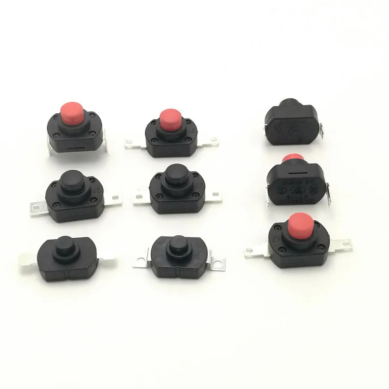 

Large Current Button Switch KAN-9 Flashlight Button Warm Air Blower Switch 1813X13.5 Series 6 10A