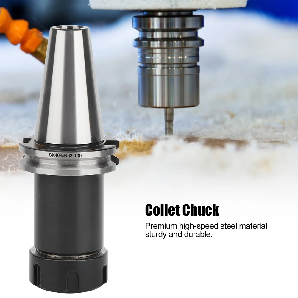 

SK40-ER32-100 High Speed Tool Holder Collet Chuck For CNC Stand Toolholder