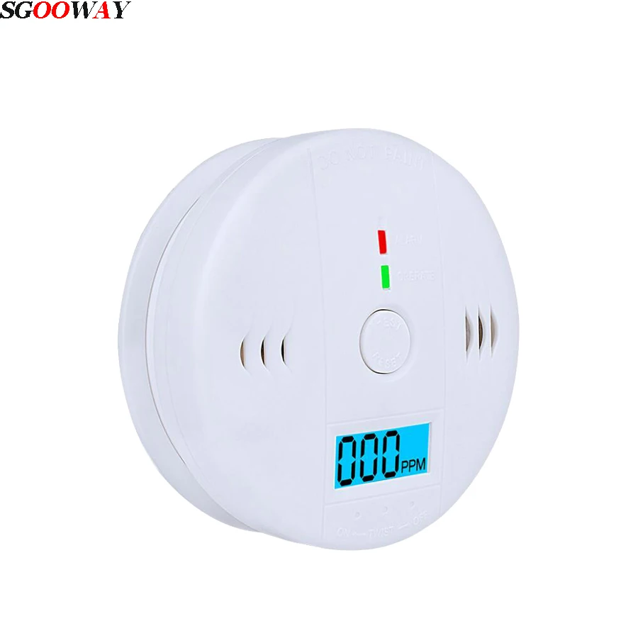 Sgooway-Detector de monóxido de carbono, Sensor de CO, alarma, envío gratis