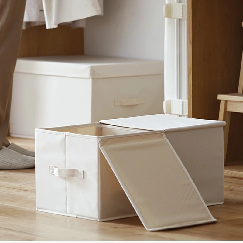 Пылезащитный чехол из ткани Оксфорд с двойным покрытием, Коробка Для Хранения Домашней Одежды, отделочные коробки для одежды