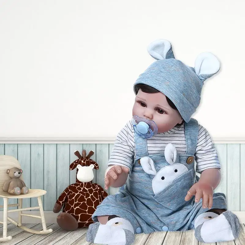 

Reborn Doll Set Simulation Baby Soft Realistic Doll for Children Early education Birthday Gifts
