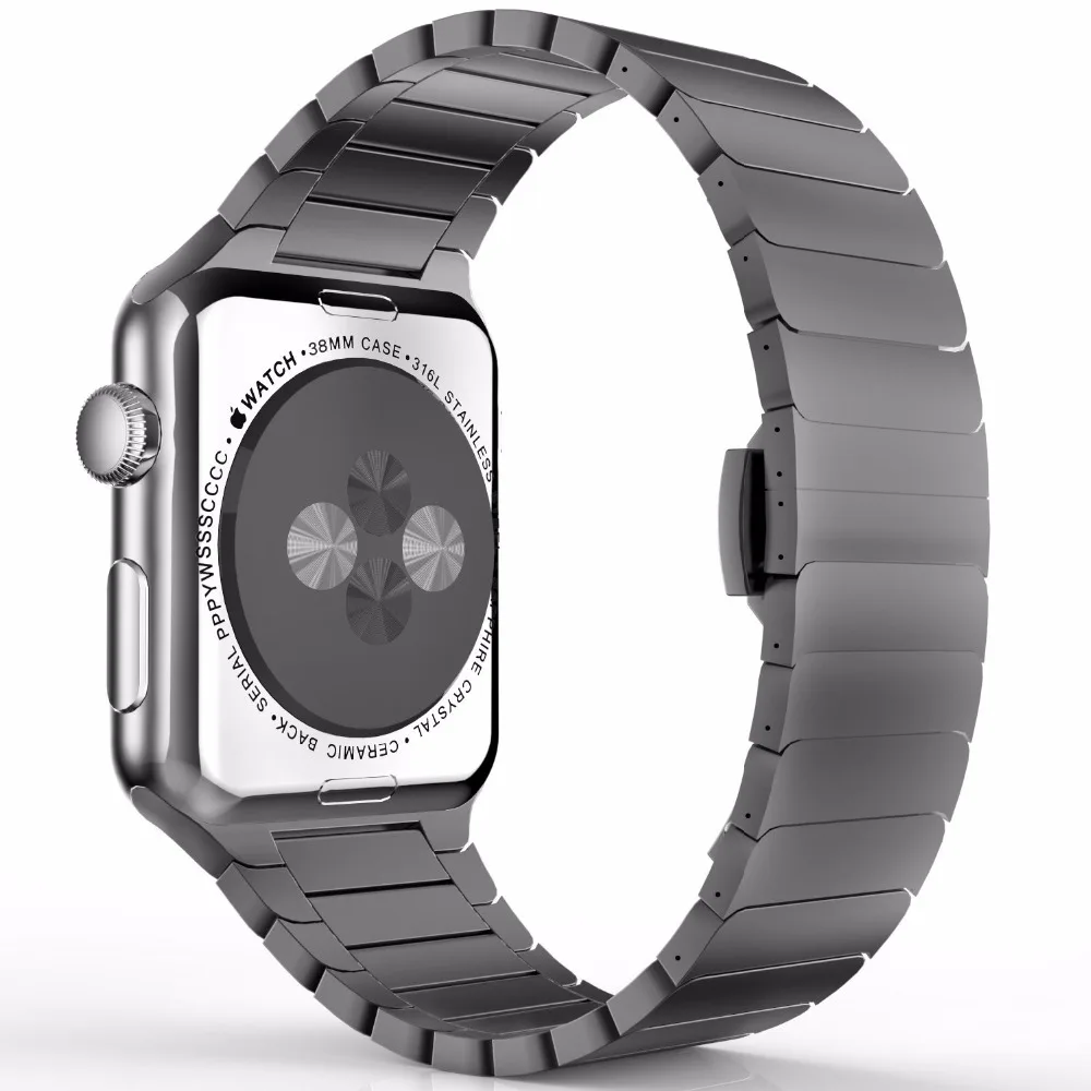 Браслет из нержавеющей стали для Apple Watch 42 мм сменный ремешок часов Series1 2 3 38 и мм| |