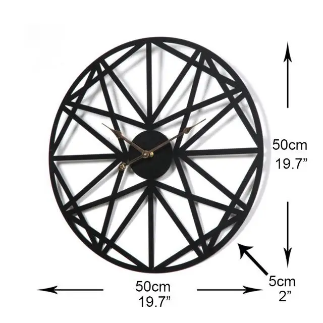 B1 29 Creative Silent Wall Clock 3D Retro Rustic DIY Decorative Luxury Wooden Handmade Oversized Wall Clock for Home Bar Cafe Decor - Цвет: B1