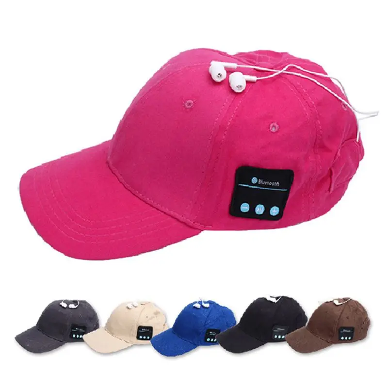 Wireless Bluetooth Earphone Cap Outdoor Baseball Cap Music Headphone Sun Hats Hot