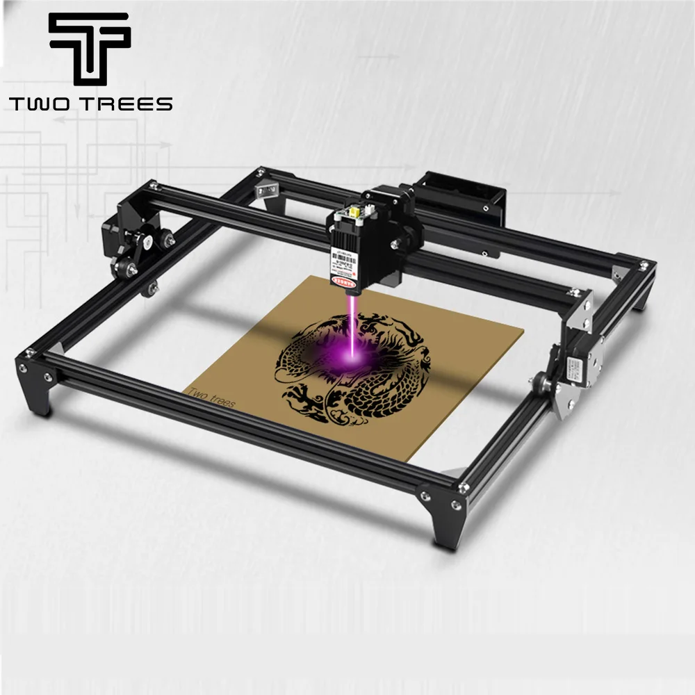 Twotrees TOTEM CNC Laser Engraving Machine 2.5/5.5W laser DIY Automatic CNC Wood Router Laser Cutter Engraver Cutting Machine